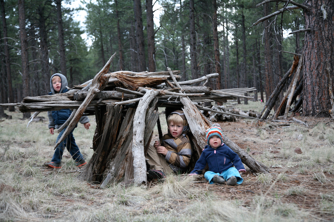 Wilderness survival skills for young children